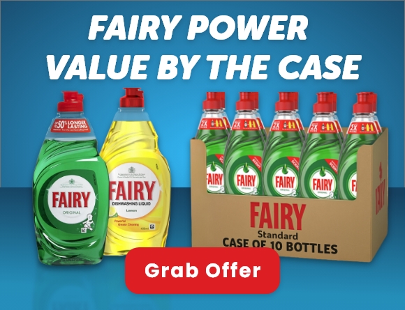 Fairy Power Value by the Case - Fairy Washing Up Liquid
